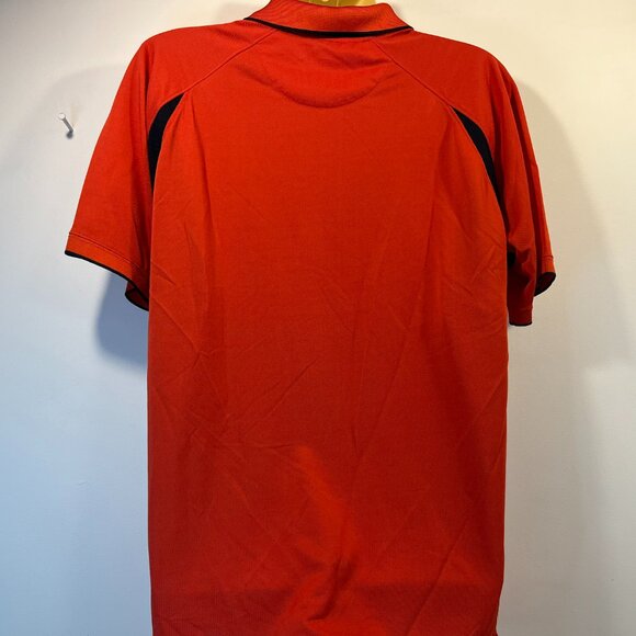 Chaps Men's Red-Orange Performance Golf Polo – Size Large - Picture 4 of 5